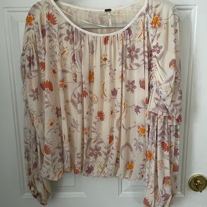 FREE PEOPLE CREAM BLOUSE